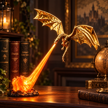 Myrvane Dragon Light™ – Dračí LED lampa s efektem plamene